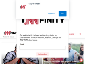 'innfinity.in' screenshot