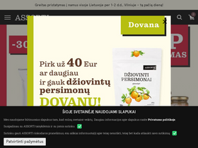 'assorti.lt' screenshot
