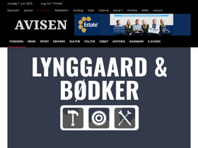 'fredericiaavisen.dk' screenshot