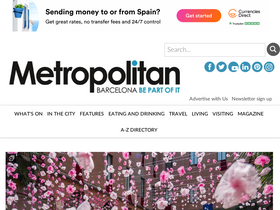 'barcelona-metropolitan.com' screenshot