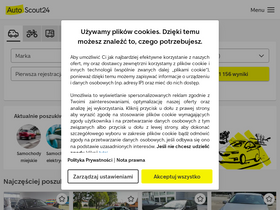 'autoscout24.pl' screenshot