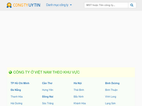 'congtyuytin.com' screenshot