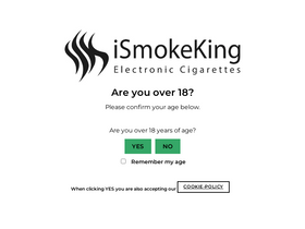 'ismokeking.se' screenshot