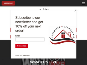 'southeastsoftwash.com' screenshot