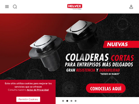 'helvex.com.mx' screenshot