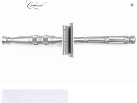 colonialrazors.com homepage screenshot