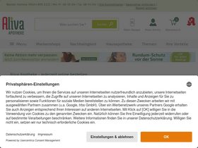 'aliva.de' screenshot