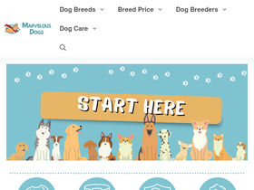 'marvelousdogs.com' screenshot