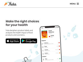 'yuka.io' screenshot