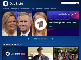 'daserste.de' screenshot