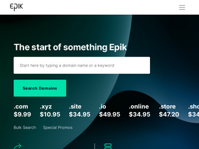 'epik.com' screenshot