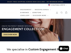 nzjewellers.co.nz homepage screenshot