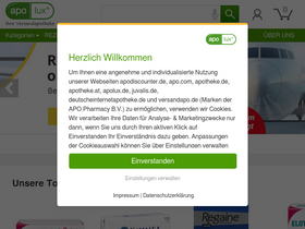 'apolux.de' screenshot