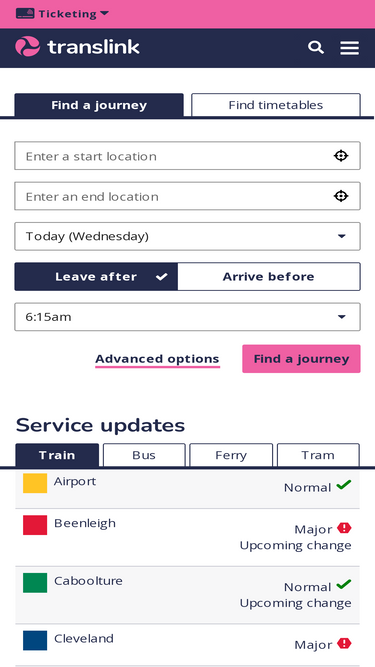 Translink Com Au Analytics Market Share Stats Traffic