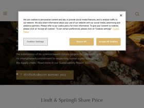 'lindt-spruengli.com' screenshot
