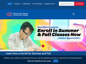'kckcc.edu' screenshot