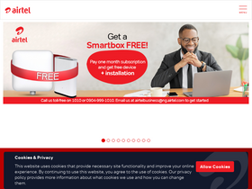 'airtel.com.ng' screenshot