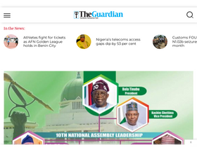 'guardian.ng' screenshot