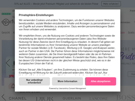 'parfumdreams.de' screenshot