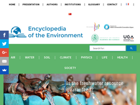 'encyclopedie-environnement.org' screenshot