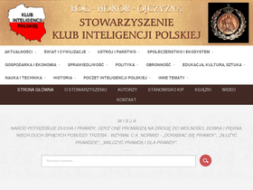 'klubinteligencjipolskiej.pl' screenshot