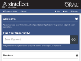 'zintellect.com' screenshot