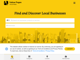 'yellow-pages.ph' screenshot