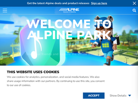 'alpine-usa.com' screenshot