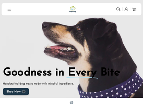 uppuptreats.com homepage screenshot