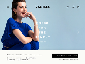 'vanilia.com' screenshot