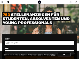 'studentjob.ch' screenshot