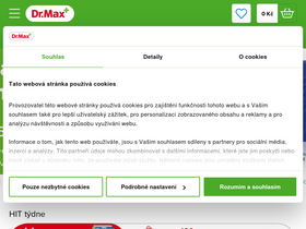 'drmax.cz' screenshot