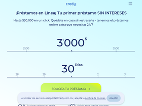 'credy.com.mx' screenshot