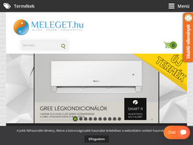 'meleget.hu' screenshot