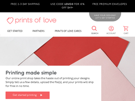 'printsoflove.com' screenshot