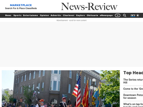 'petoskeynews.com' screenshot