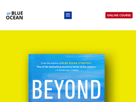 'blueoceanstrategy.com' screenshot