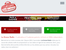 'lagrosseradio.com' screenshot