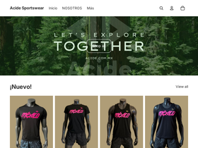 acide.com.mx homepage screenshot