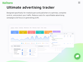 'keitaro.io' screenshot