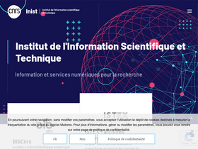 'inist.fr' screenshot