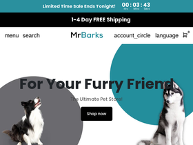 Mrbarks homepage screenshot