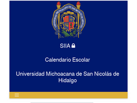 'umich.mx' screenshot