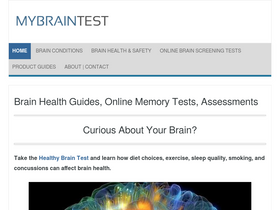 'mybraintest.org' screenshot
