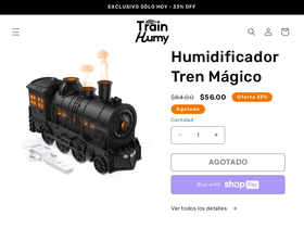 TrainHumy website screenshot
