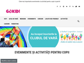'gokid.ro' screenshot