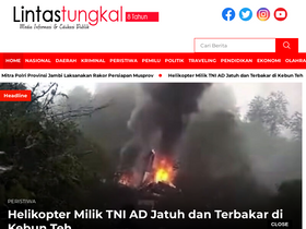 'lintastungkal.com' screenshot