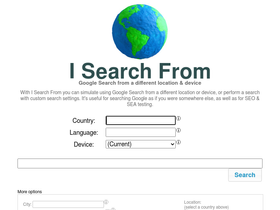 'isearchfrom.com' screenshot