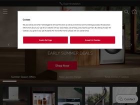 'aeg.co.uk' screenshot