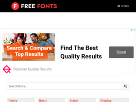 'freefonts.io' screenshot